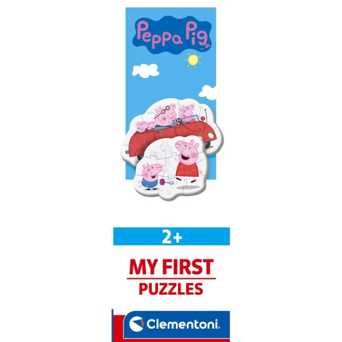 Clementoni Cartes|Autres Personnages|Peppa Pig - 1x3 + 1x6 + 1x9 + 1x12 pièces