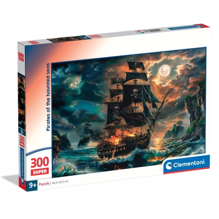 Clementoni Cartes|Illustrations|Pirates Of The Haunted Seas - 300 pièces