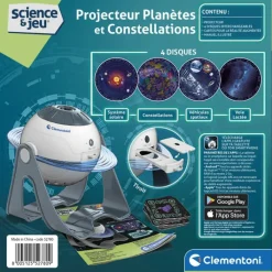 Clementoni Science Classique|Projecteur Planètes et Constellations