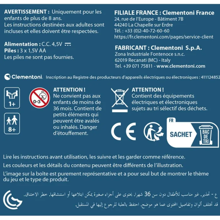 Clementoni Science Classique|Projecteur Planètes et Constellations