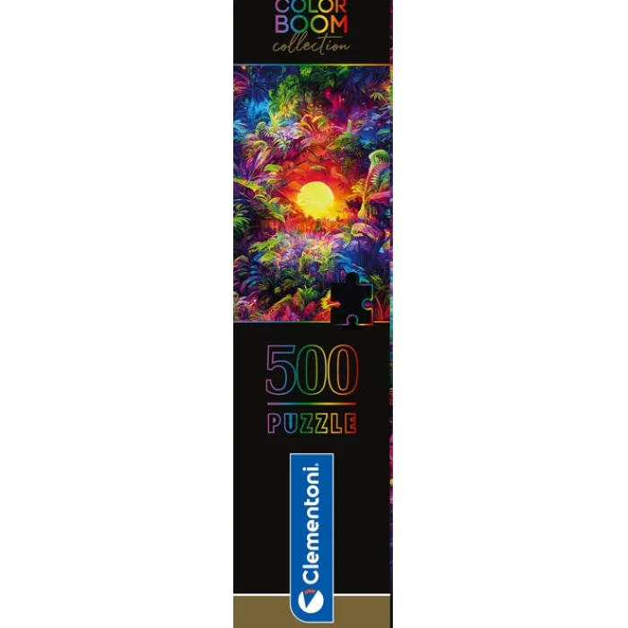 Clementoni Color Boom|Football|Psychedelic Jungle Sunrise - 500 pièces