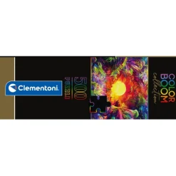 Clementoni Color Boom|Football|Psychedelic Jungle Sunrise - 500 pièces