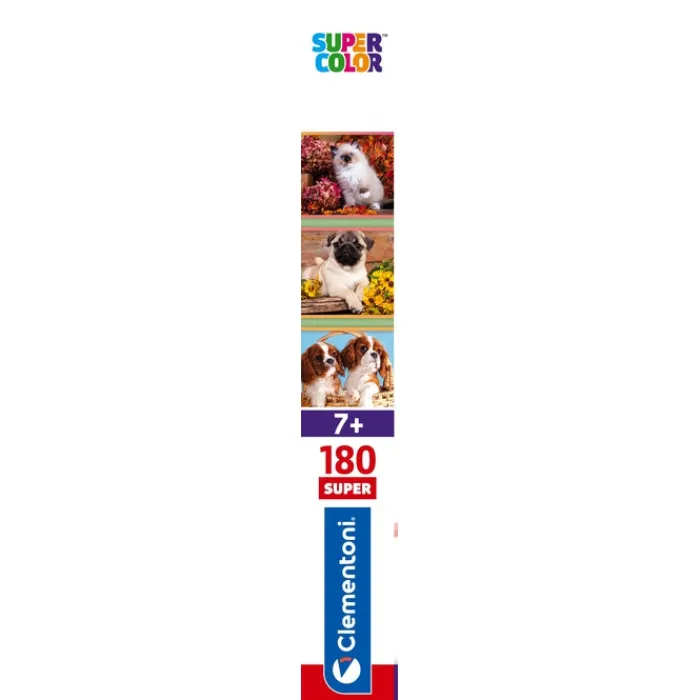 Clementoni Cartes|Animaux|Puppies Collage - 180 pièces