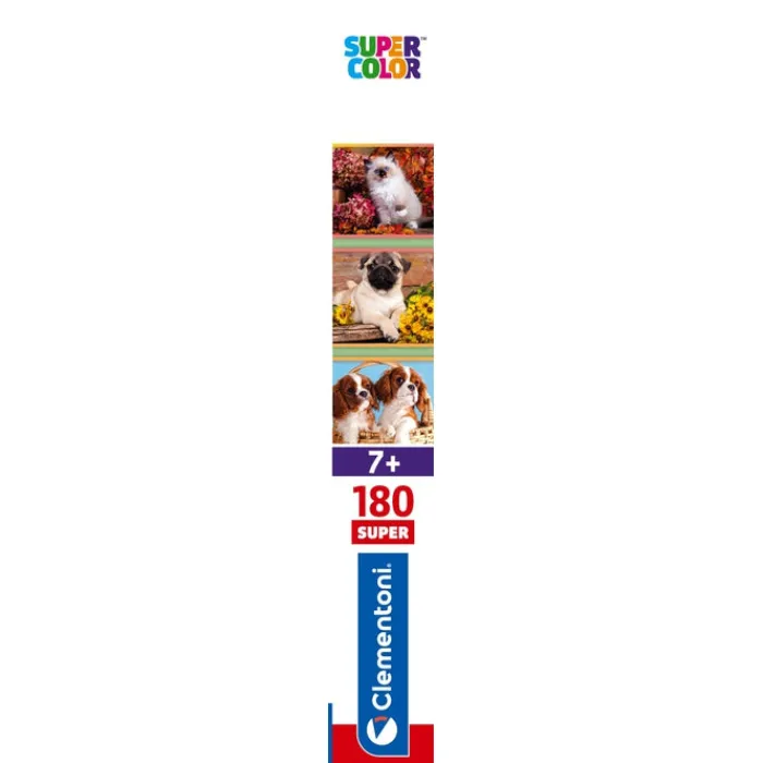 Clementoni Cartes|Animaux|Puppies Collage - 180 pièces