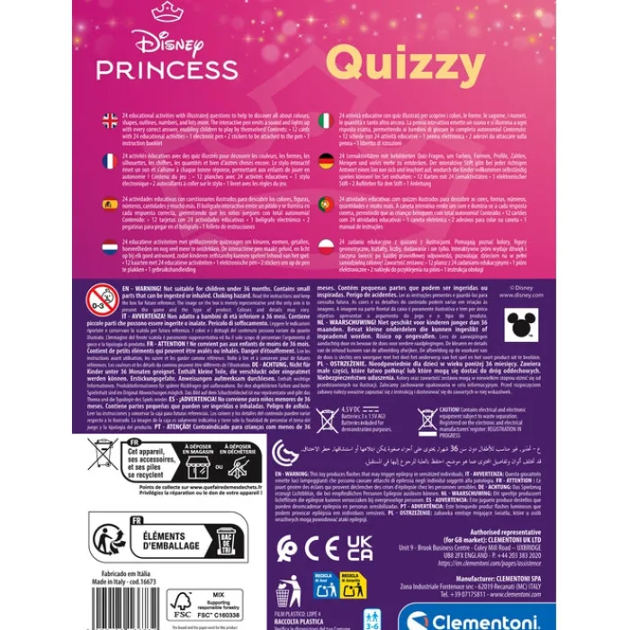 Clementoni L'Alphabet Et Les Mots|Quizzy - Disney Princess