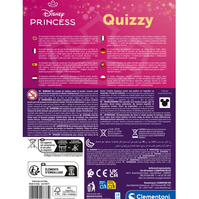 Clementoni L'Alphabet Et Les Mots|Quizzy - Disney Princess