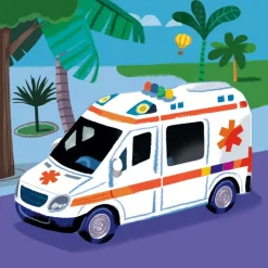 Clementoni Cartes|Illustrations|Rescue Vehicles - 3x48 pièces