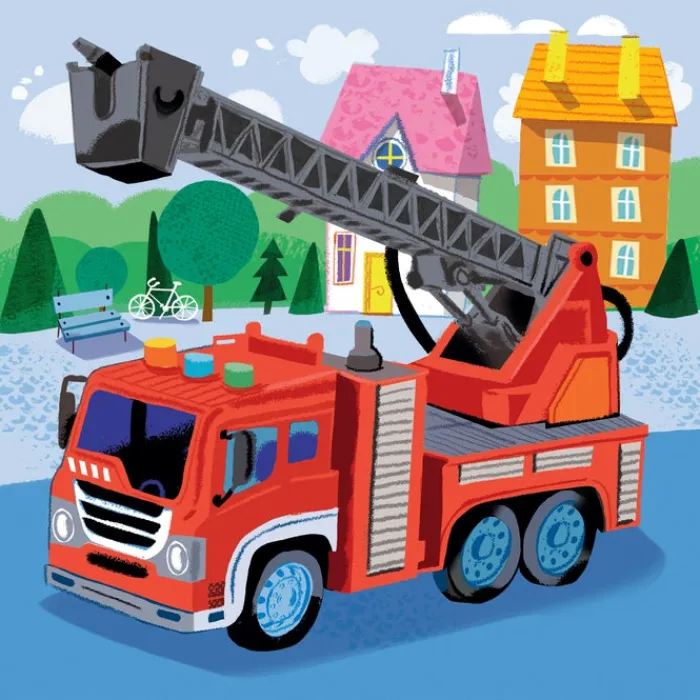 Clementoni Cartes|Illustrations|Rescue Vehicles - 3x48 pièces