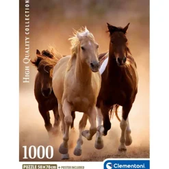 Clementoni Football|Vintage|Running Horses - 1000 pièces