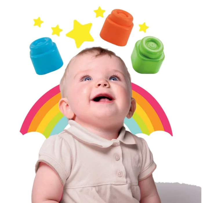 Clementoni Cubes Souples Clemmy|Sac souple 40 cubes Clemmy