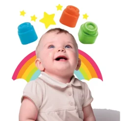 Clementoni Cubes Souples Clemmy|Sac souple 20 cubes Clemmy