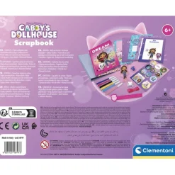Clementoni Jeux Créatifs|Scrapbook - Gabby et la maison magique
