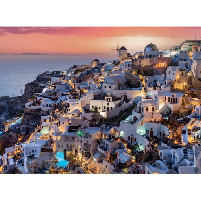 Clementoni Football|Vintage|Shades Of Santorini - 1000 pièces