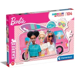 Clementoni Cartes|Autres Personnages|Shaped Barbie - 104 pièces