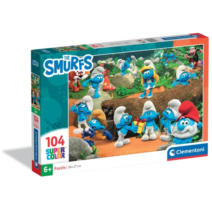 Clementoni Cartes|Autres Personnages|Smurfs - 104 pièces