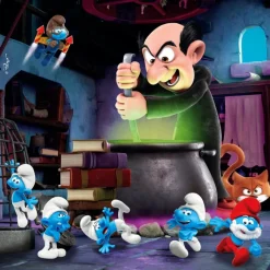 Clementoni Cartes|Autres Personnages|Smurfs - 3x48 pièces