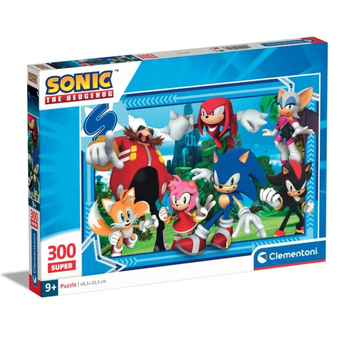 Clementoni Cartes|Autres Personnages|Sonic - 300 pièces