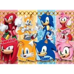 Clementoni Autres Personnages|Cartes|Sonic - 60 pièces