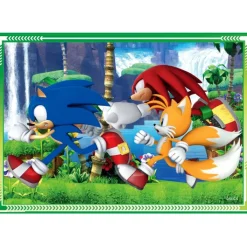 Clementoni Cartes|Autres Personnages|Sonic - 1x12 + 1x16 + 1x20 + 1x24 pièces