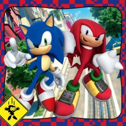 Clementoni Cartes|Autres Personnages|Sonic - 3x48 pièces