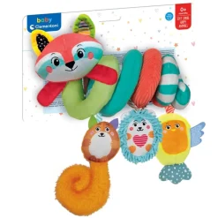 Clementoni Éveil|Spirale Raton-Laveur - Soft Spiral Happy Animals