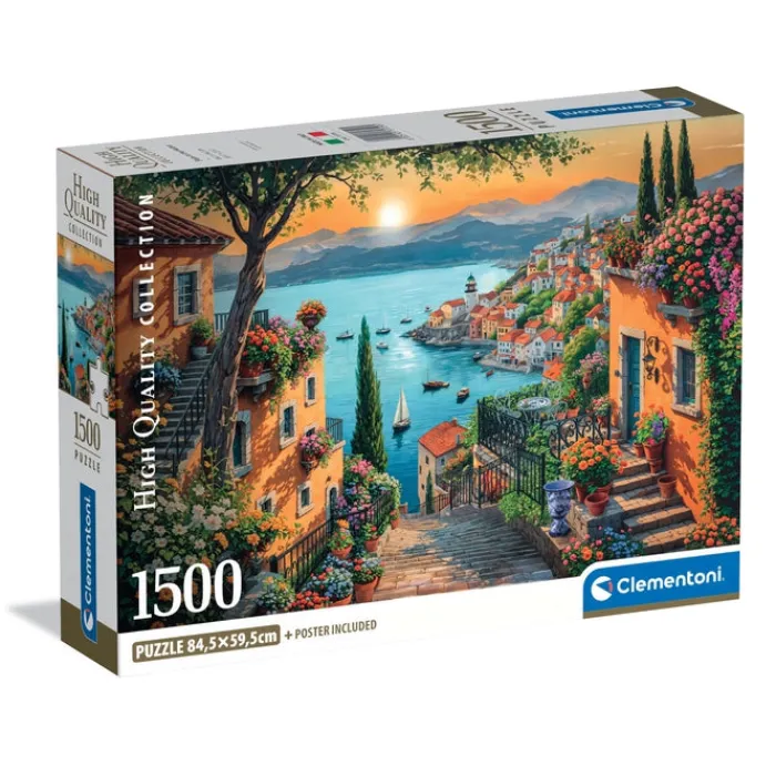 Clementoni Football|Vintage|Steps To The Harbor - 1500 pièces