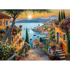 Clementoni Football|Vintage|Steps To The Harbor - 1500 pièces
