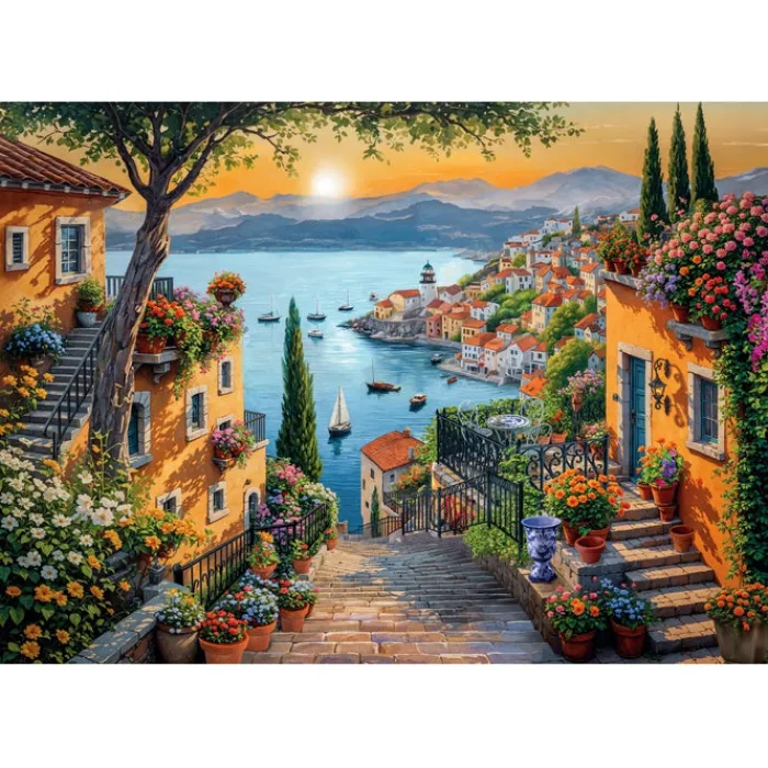 Clementoni Football|Vintage|Steps To The Harbor - 1500 pièces