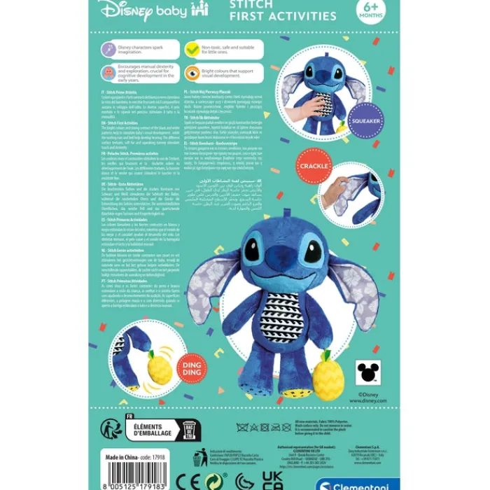 Clementoni Peluches|Stitch, ma peluche d'activités