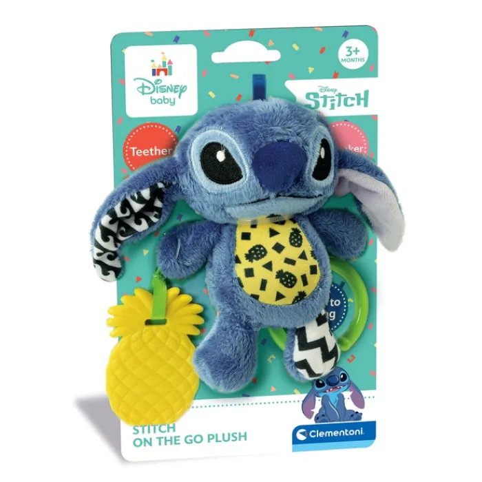 Clementoni Hochets|Stitch, ma peluche de voyage