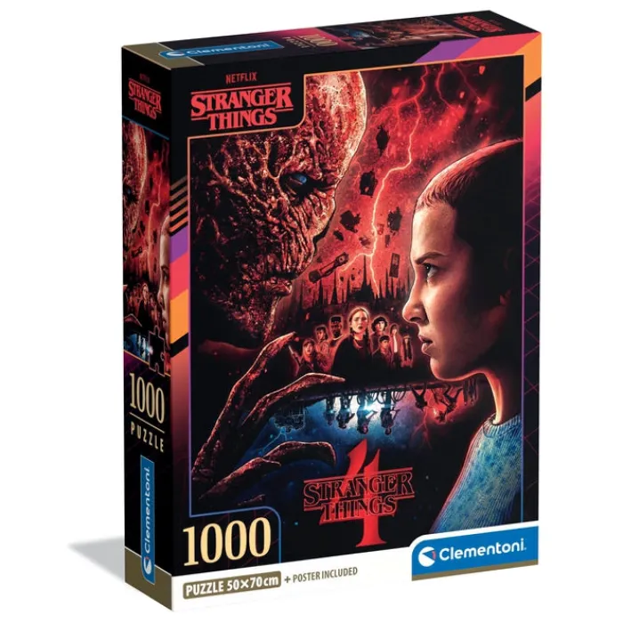 Clementoni Football|Vintage|Stranger Things - 1000 pièces