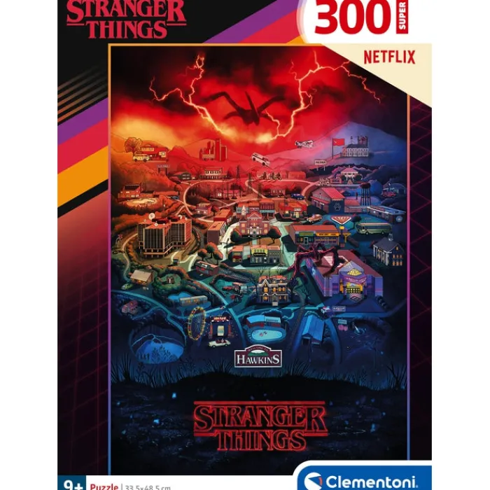 Clementoni Cartes|Autres Personnages|Stranger Things - 300 pièces