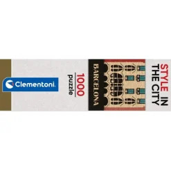 Clementoni Football|Vintage|Style In The City - Barcelona - 1000 pièces