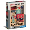 Clementoni Football|Vintage|Style In The City - London - 1000 pièces