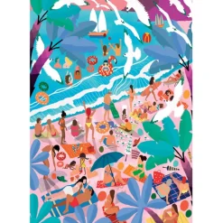 Clementoni Football|Vintage|Sunday At The Beach- - 1000 pièces