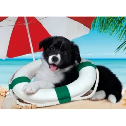 Clementoni Animaux|Cartes|Sunny Beach - 104 pièces
