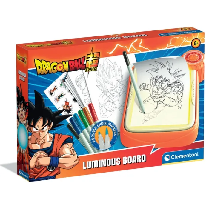 Clementoni Ardoises Magiques|Tableau lumineux - Dragon Ball