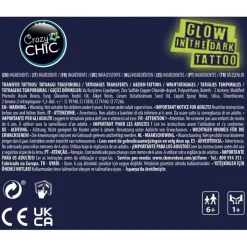 Clementoni Beauté Et Maquillage|Tattoo Glow in the dark