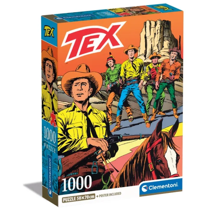 Clementoni Football|Vintage|Tex - 1000 pièces