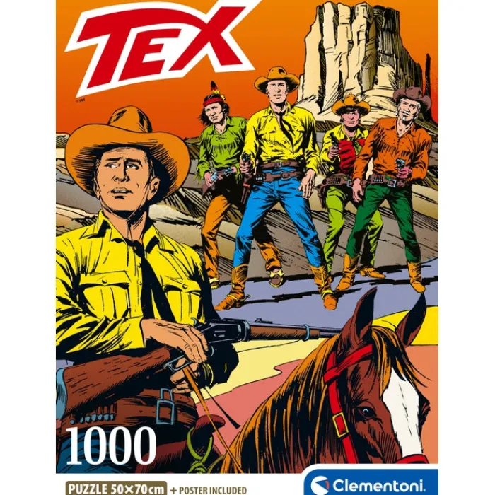 Clementoni Football|Vintage|Tex - 1000 pièces