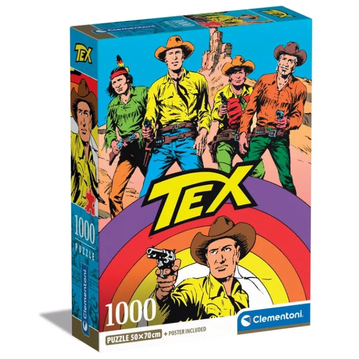 Clementoni Football|Vintage|Tex - 1000 pièces