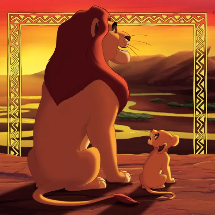 Clementoni Cartes|Personnages Disney|The Lion King - 3x48 pièces