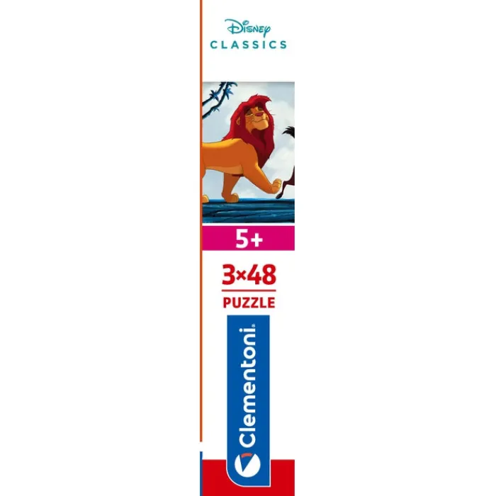 Clementoni Cartes|Personnages Disney|The Lion King - 3x48 pièces