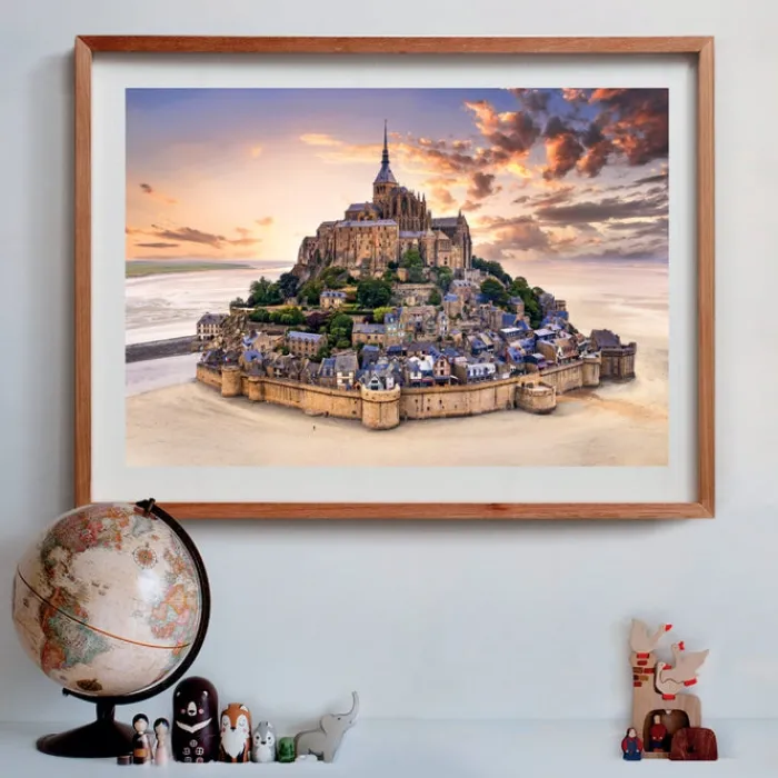 Clementoni Football|Vintage|The Mont Saint - Michel Rising - 1500 pièces