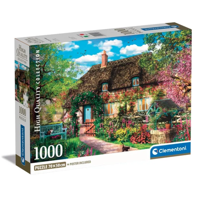 Clementoni Football|Vintage|The Old Cottage - 1000 pièces