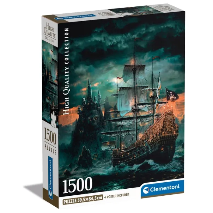 Clementoni Football|Vintage|The Pirates Ship - 1500 pièces