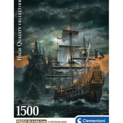 Clementoni Football|Vintage|The Pirates Ship - 1500 pièces