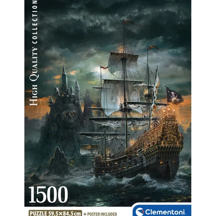 Clementoni Football|Vintage|The Pirates Ship - 1500 pièces