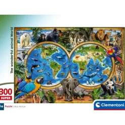 Clementoni Cartes|Animaux|The Wonderful Animal World - 300 pièces