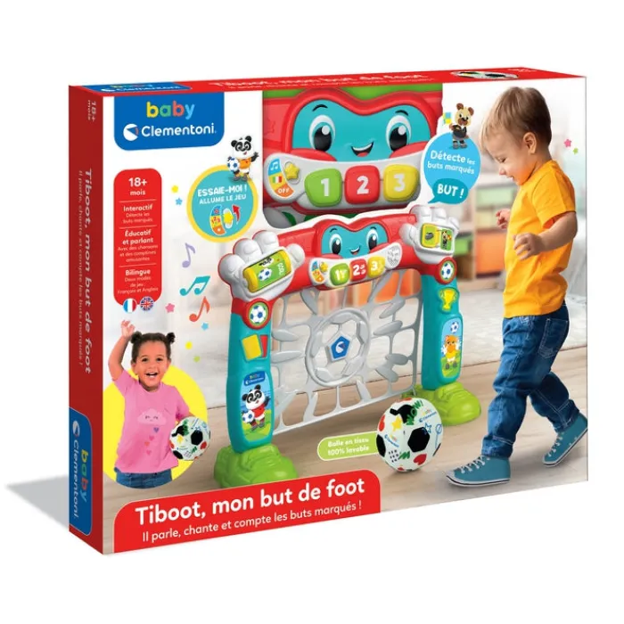 Clementoni Centres D'Activités|Tiboot, mon but de foot